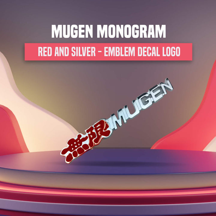 Mugen Logo - Red and Silver
