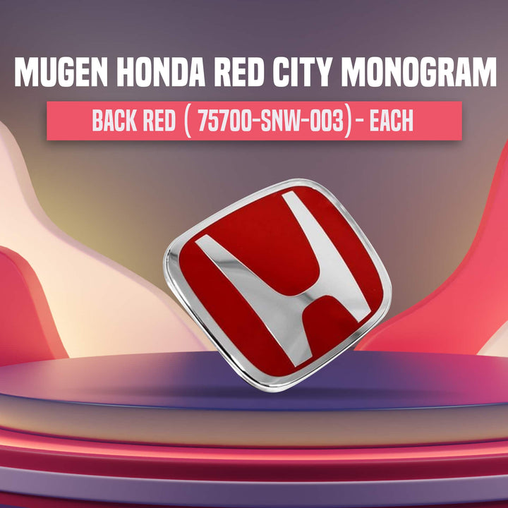Mugen Honda Red City Back Red ( 75700-SNW-003)- Each