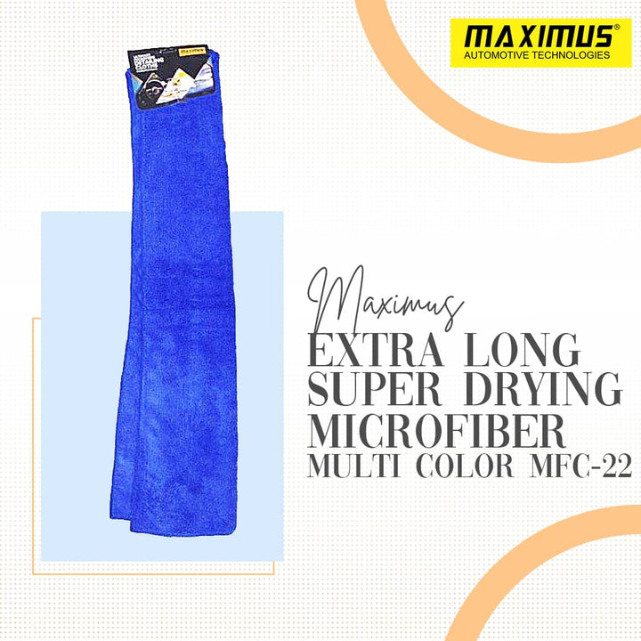 Maximus Extra Long Super Drying Microfiber Micro Fiber Cloth Towel Multi Color MFC-22
