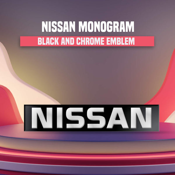 Nissan Monogram Black and Chrome