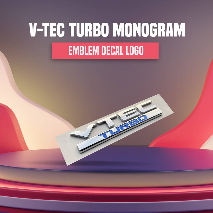 V-TEC Turbo Monogram