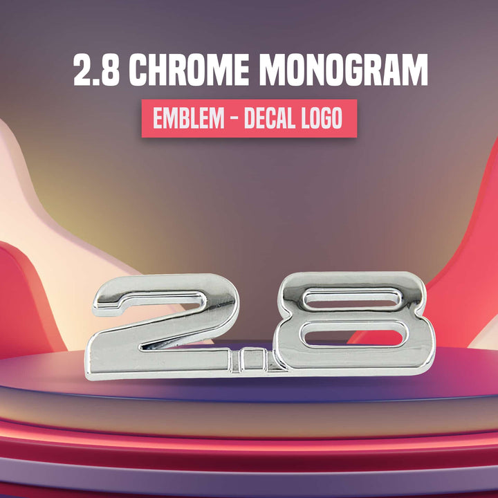 2.8 Chrome Emblem