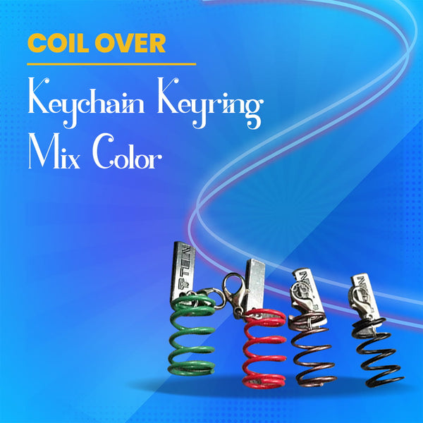 Coil Over Keychain Keyring Mix Color
