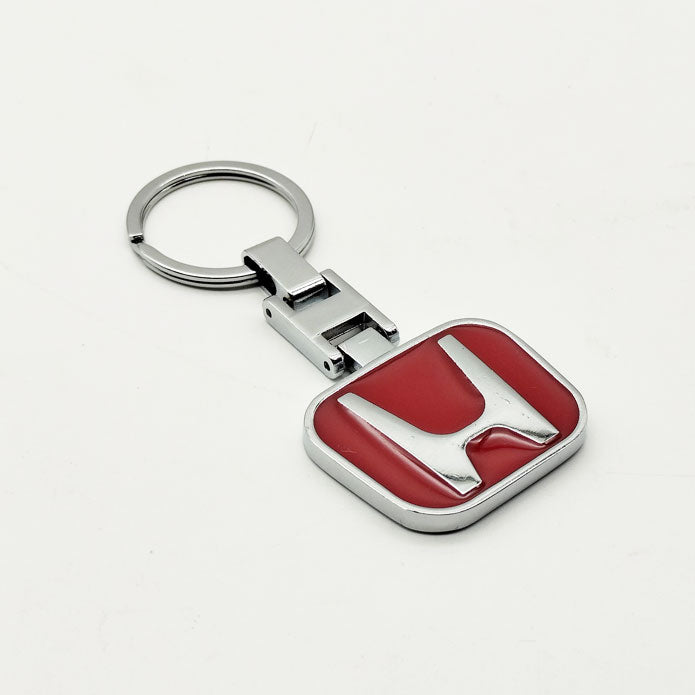 Honda Metal Keychain Keyring - Red