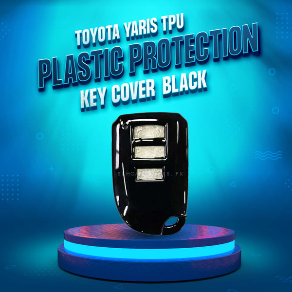 Toyota Yaris TPU Plastic Protection Key Cover Black - Model 2021-2022