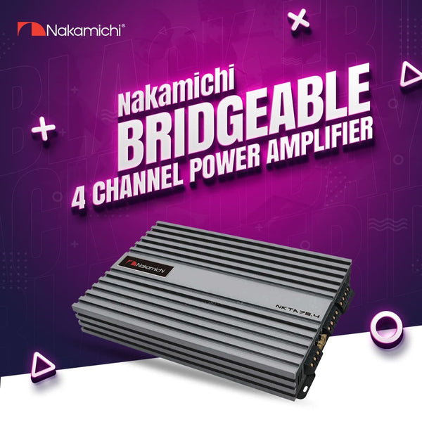 Nakamichi Bridgeable 4 Channel Power Amplifier