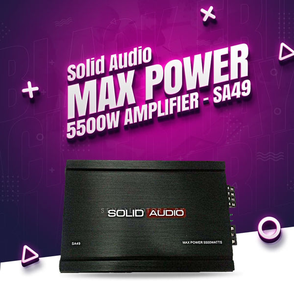 Solid Audio Max Power 5500W Amplifier - SA49