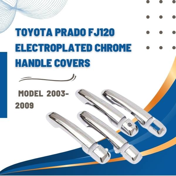 Toyota Prado FJ150 Chrome Handle Covers Taiwan - Model 2009-2021