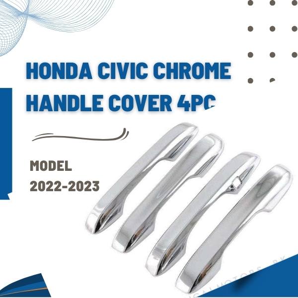 Honda Civic Chrome Handle Cover 4PC - Model 2022-2023