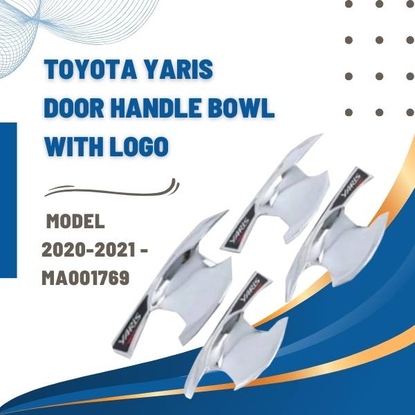Toyota Yaris Door Handle Bowl With Logo - Model 2020-2021