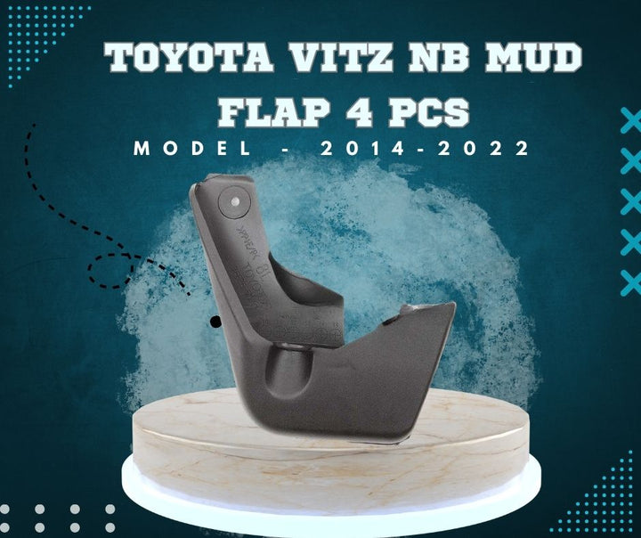 Toyota Vitz NB Mud Flap 4 Pcs - Model - 2014-2022