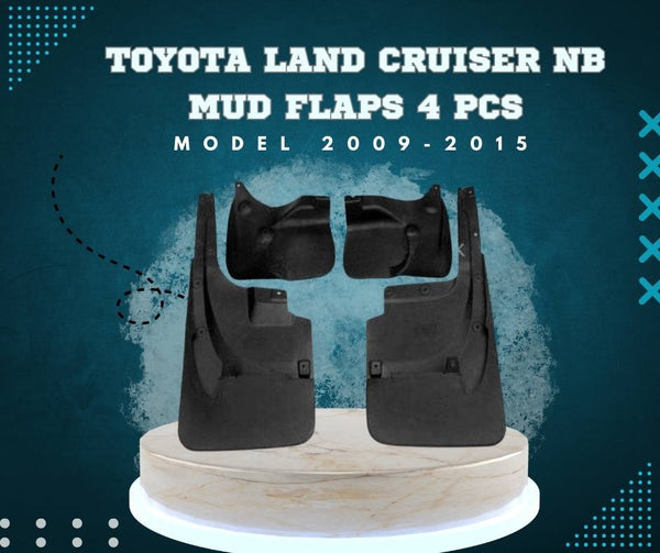 Toyota Land Cruiser NB Mud Flaps 4 Pcs - Model 2009-2015