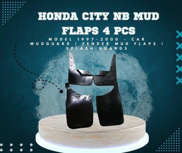 Honda City NB Mud flaps 4 Pcs - Model 1997-2000