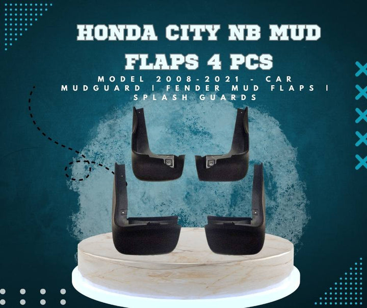 Honda City NB Mud Flaps 4 Pcs - Model 2008-2021