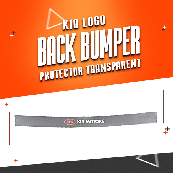 KIA Logo Back Bumper Protector Transparent