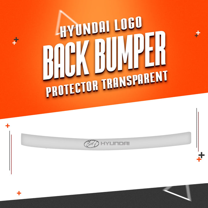 Hyundai Logo Back Bumper Protector Transparent