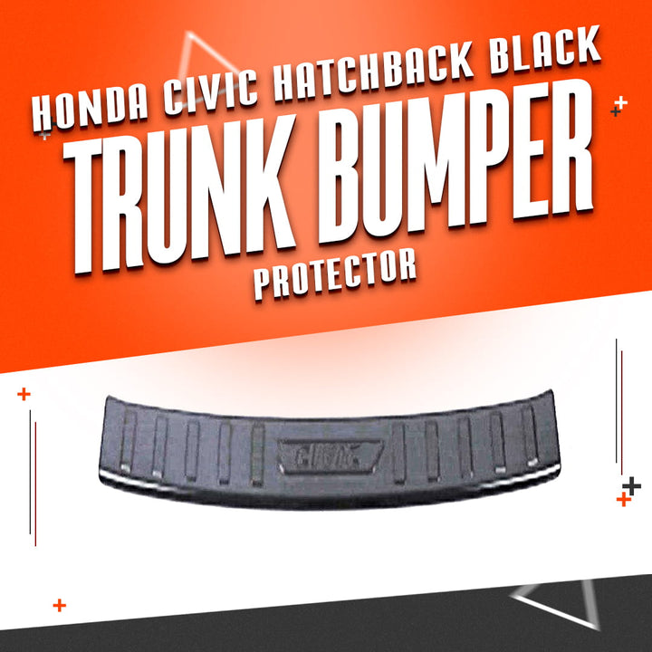 Honda Civic Hatchback Black Trunk Bumper Protector (52002927) - Model 2016-2021