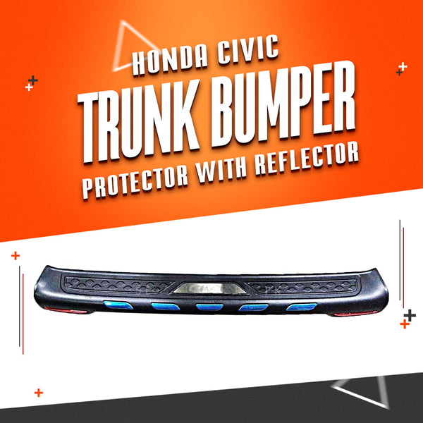 Honda Civic Trunk Bumper Protector With Reflector - Model 2016-2021