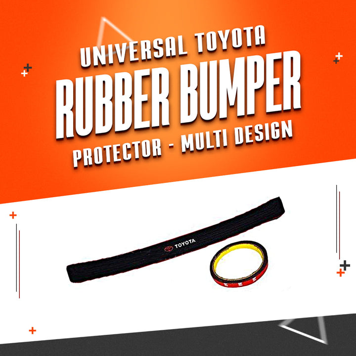 Universal Toyota Rubber Bumper Protector - Multi Design