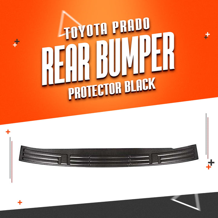 Toyota Prado Rear Bumper Protector Black - Model 2009-2021