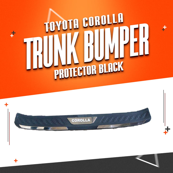 Toyota Corolla Trunk Bumper Protector Black - Model 2014-2021