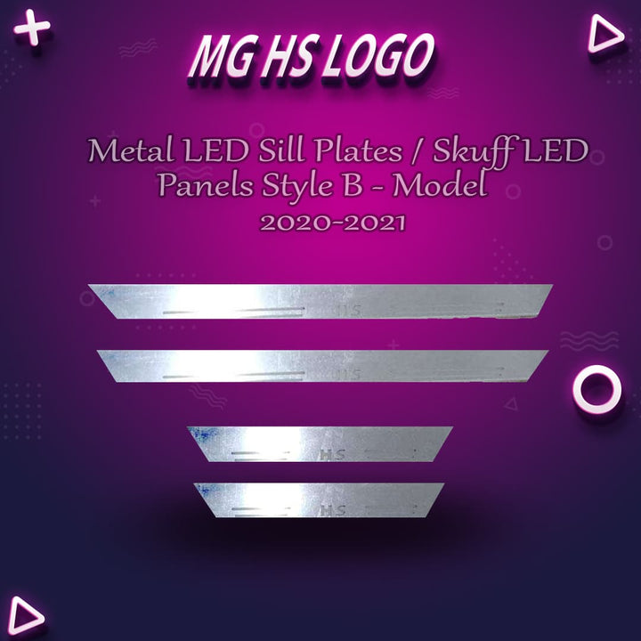 MG HS Metal LED Sill Plates / Skuff LED panels Style B - Model 2020-2021