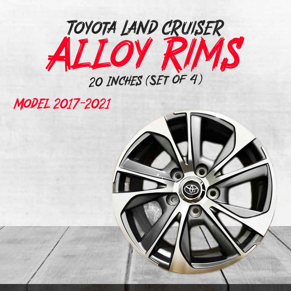 Toyota Land Cruiser New Style OEM Alloy Rim 20 Inches (Set of 4) - Model 2017-2021