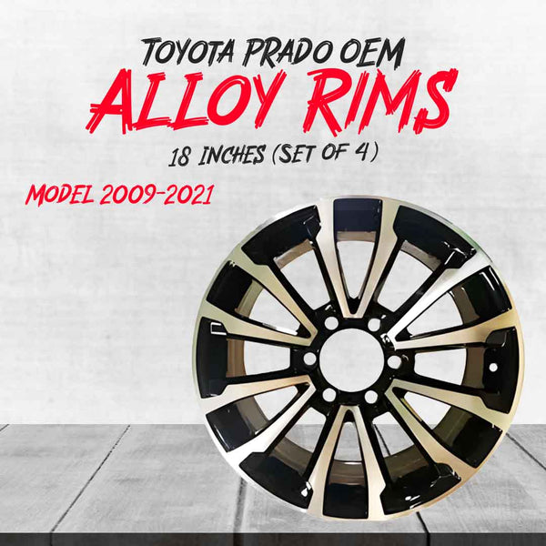Toyota Prado OEM Alloy Rim 18 Inches (Set of 4) - Model 2009-2021