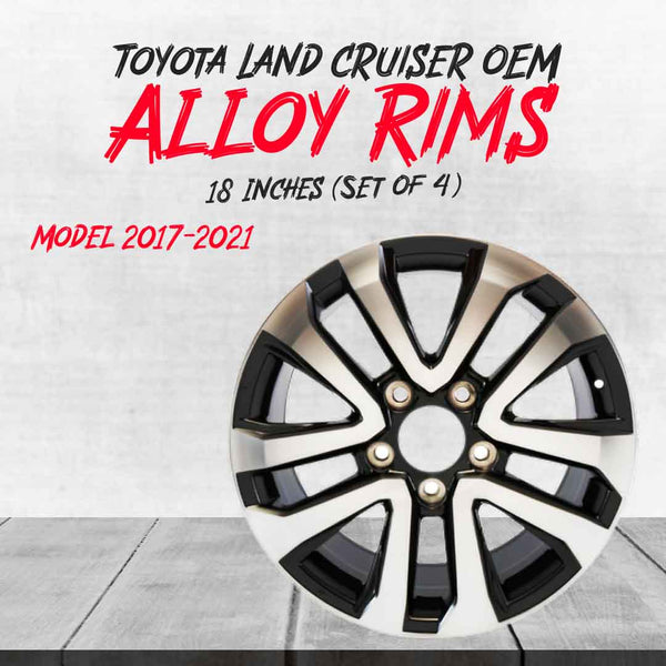 Toyota Land Cruiser OEM Alloy Rim 18 Inches (Set of 4) - Model 2017-2021