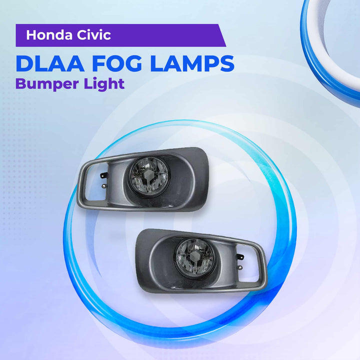 Honda Civic DLAA Fog Lamps Bumper Light - Model 1999-2000 - HD093