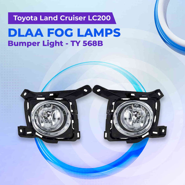 Toyota Land Cruiser LC200 DLAA Fog Lamps Bumper Light - TY 568B - Model 2007-2015