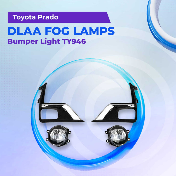 Toyota Prado DLAA Fog Lamps Bumper Light TY946 - Model 2009-2021