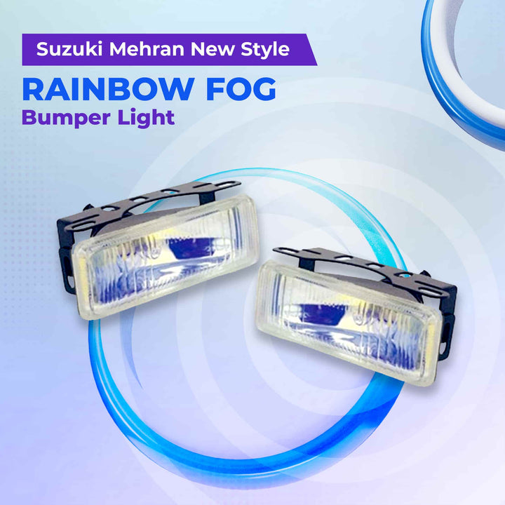 Suzuki Mehran New Style Rainbow Fog Bumper Light - Model 2012-2019