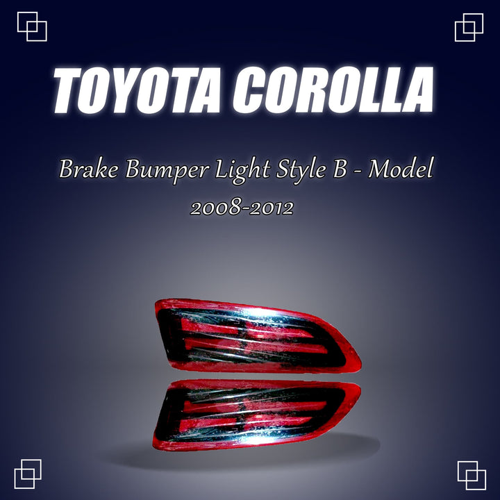Toyota Corolla Brake Bumper Light Style B - Model 2008-2012