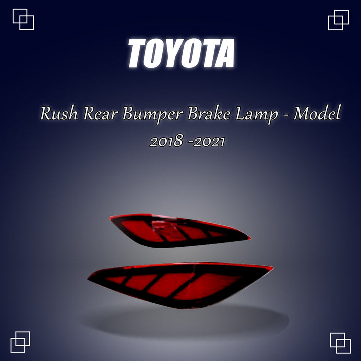 Toyota Rush Rear Bumper Brake Lamp - Model 2018 -2021