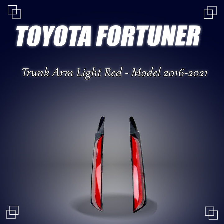 Toyota Fortuner Trunk Arm Light Red - Model 2016-2021