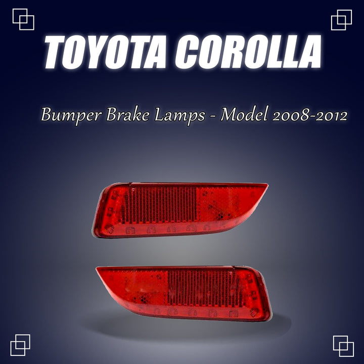 Toyota Corolla Bumper Brake Lamps - Model 2008-2012