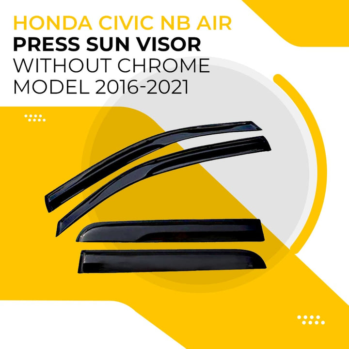 Honda Civic NB Air Press Sun Visor Without Chrome - Model 2016-2021