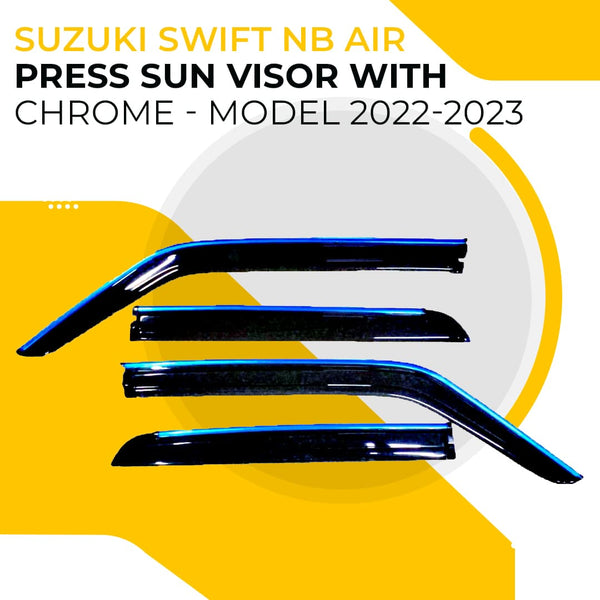 Suzuki Swift NB Air Press Sun Visor With Chrome - Model 2022-2023