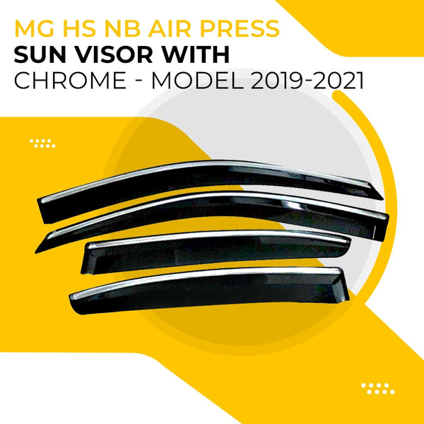 MG HS NB Air Press Sun Visor With Chrome - Model 2019-2021
