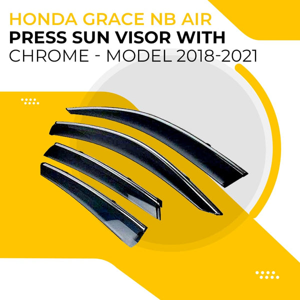 Honda Grace NB Air Press Sun Visor With Chrome - Model 2018-2021