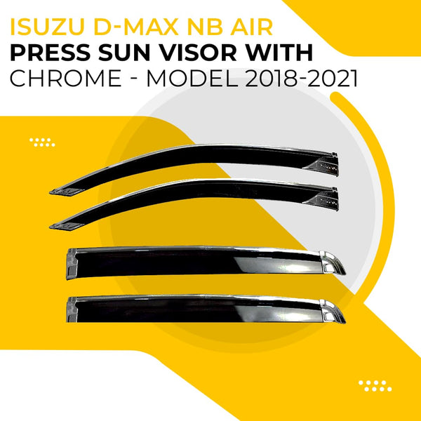 Isuzu D-Max NB Air Press Sun Visor With Chrome - Model 2018-2021