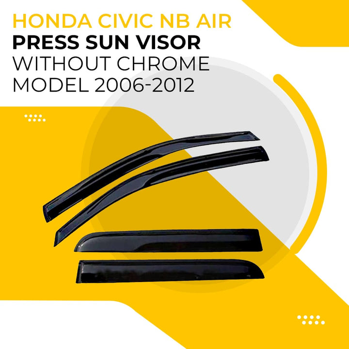 Honda Civic NB Air Press Sun Visor Without Chrome - Model 2006-2012