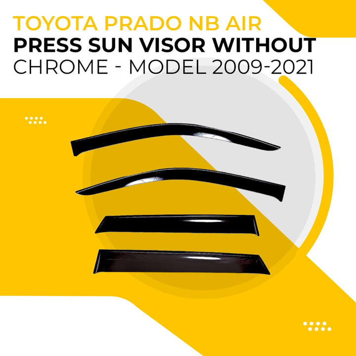 Toyota Prado NB Air Press Sun Visor Without Chrome - Model 2009-2021