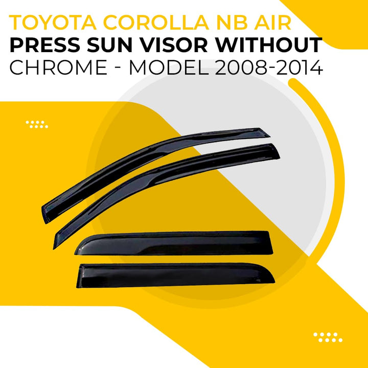 Toyota Corolla NB Air Press Sun Visor Without Chrome - Model 2008-2014