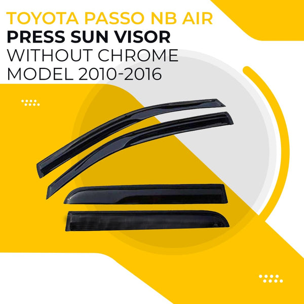 Toyota Passo NB Air Press Sun Visor Without Chrome - Model 2010-2016