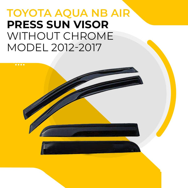 Toyota Aqua NB Air Press Sun Visor Without Chrome- Model 2012-2017