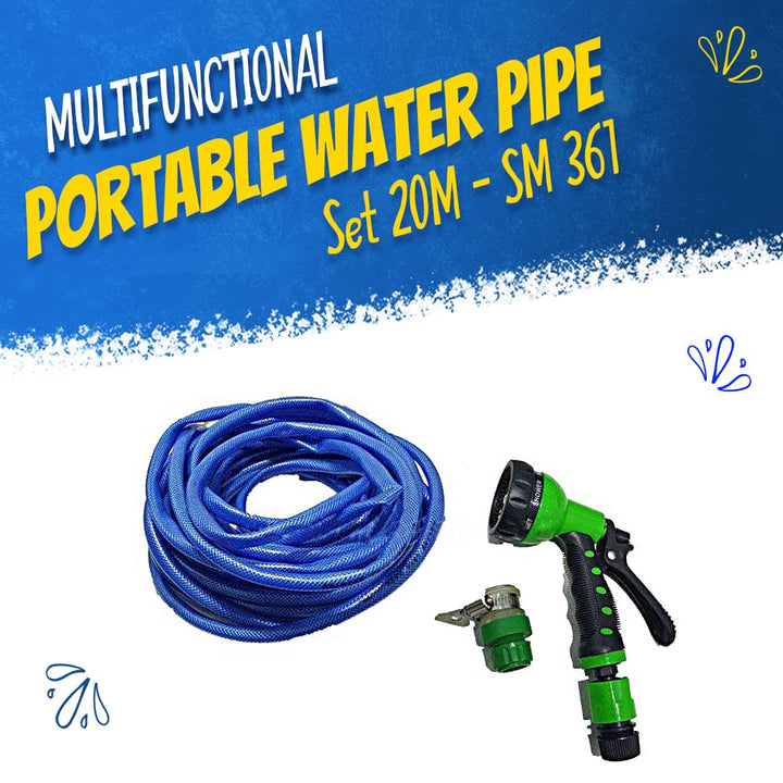 Multifunctional Portable Water Pipe Set 20M - SM 361