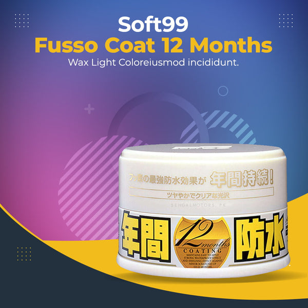 Soft99 Fusso Coat 12 Months Wax Light Color