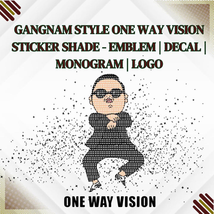 Cartoon One Way Vision Sticker Shade - Multi